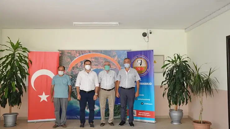 Özyer'den Kaymakam Fırat'a ziyaret