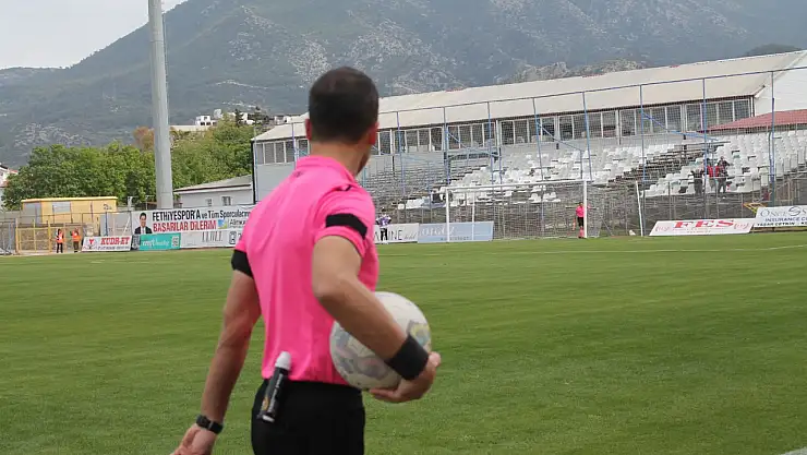 Pazarspor – Fethiyespor hakem kadrosu belli oldu