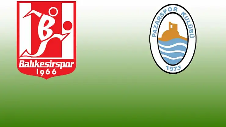 Pazarspor ile Balıkesirspor küme düştü