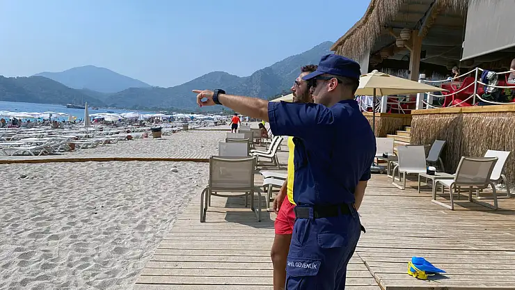 Sahil Güvenlik ekiplerinden plaj denetimi