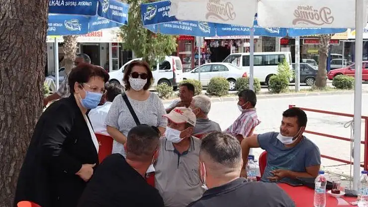 ŞEKERDAĞ ESNAFLARIN SORUNLARINI DİNLEDİ