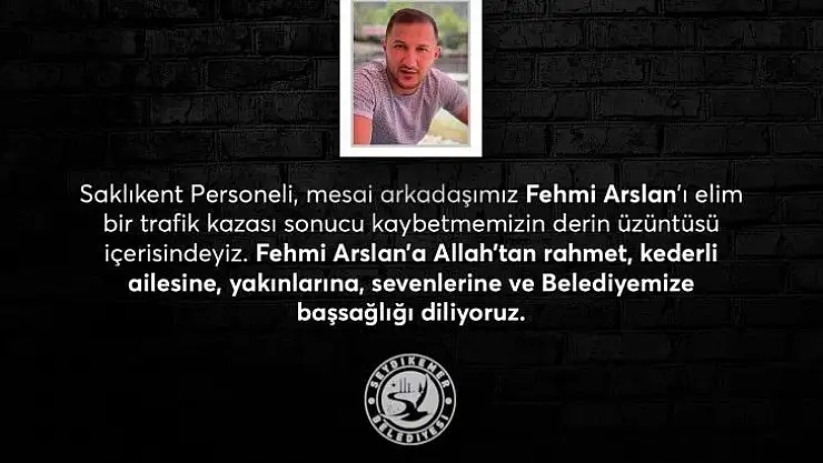 Seydikemer Belediyesi'nin Genç Personeli Kazada Hayatını Kaybetti