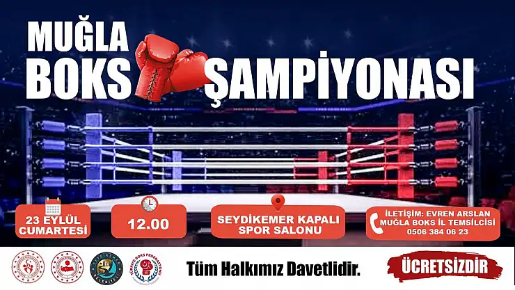Seydikemer Boks Şampiyonasına Ev Sahipliği Yapacak