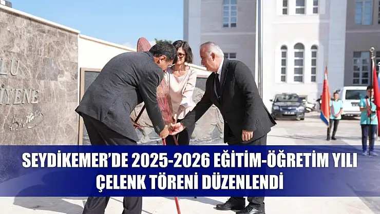 Seydikemer'de 2025-2026 Eğitim-Öğretim Yılı Çelenk Töreni Düzenlendi