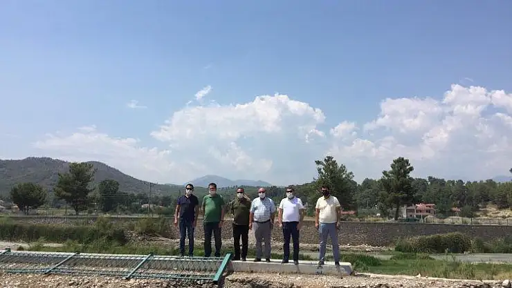 Seydikemer'e ikinci köprünün çalışmaları başladı