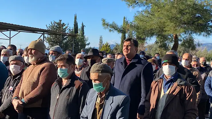 Seydikemer'in sevilen Muhtarı Köse, son yolculuğuna uğurlandı