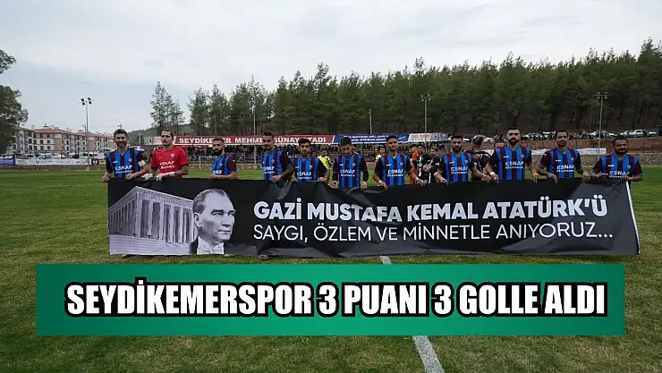 Seydikemerspor 3 Puanı 3 Golle Aldı