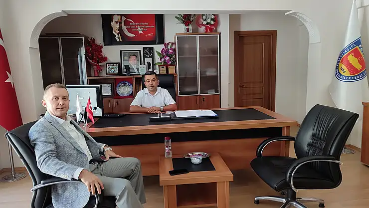 SGK İl Müdürü'nden  Taşar'a Ziyaret