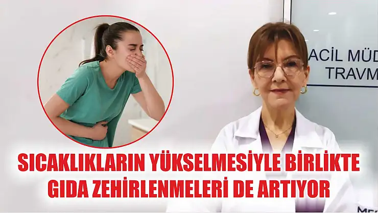 Sıcaklıkların yükselmesiyle birlikte gıda zehirlenmeleri de artıyor