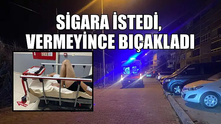 Sigara istedi, vermeyince bıçakladı