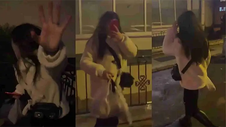 Taksi ücretini ödemeyen kadın, taksiciye tekmeler savurdu