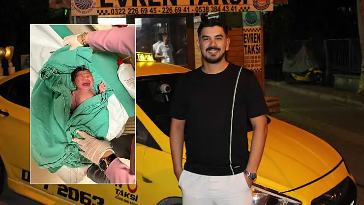 Takside unutulmaz an: Bebek, aracın içinde dünyaya gözlerini açtı