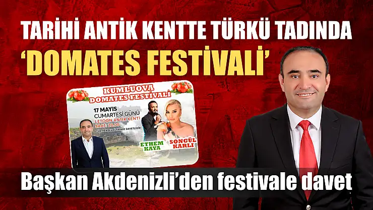 Tarihi antik kentte türkü tadında 'Domates Festivali'