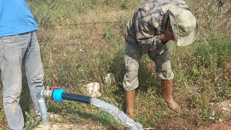 Tarım arazisinin sulama sorunu çözüldü