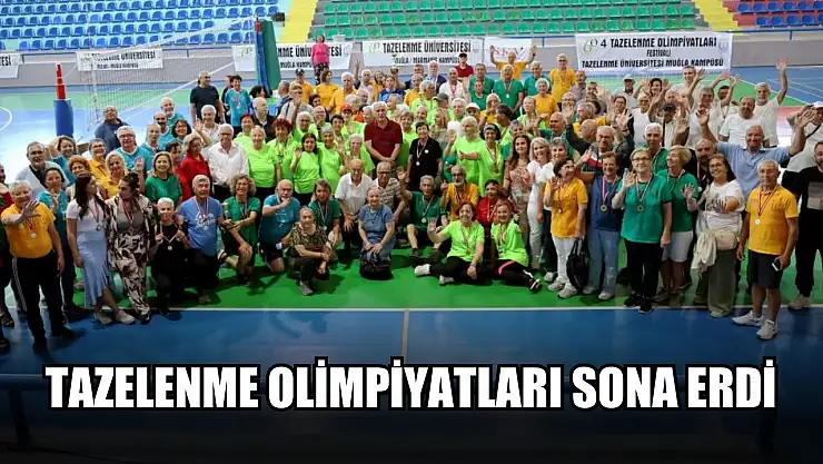 Tazelenme Olimpiyatları sona erdi