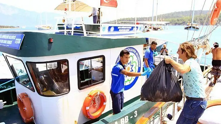 Teknelerden 1 milyon 650 bin kilogram çöp toplandı