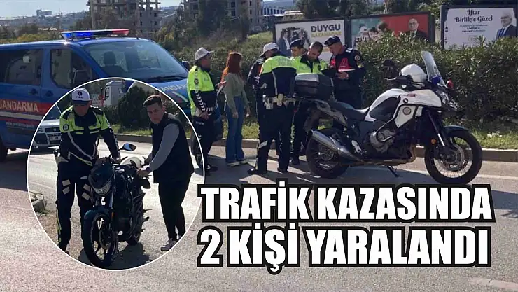 Trafik Kazasında 2 Kişi Yaralandı
