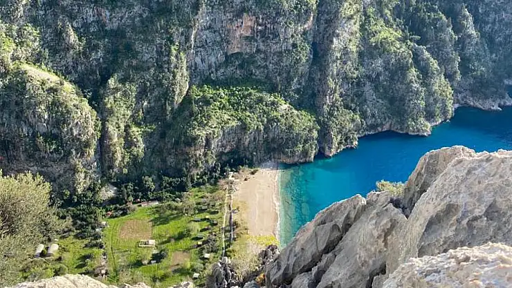Turistler Kelebekler Vadisi'ne hayran kaldı 