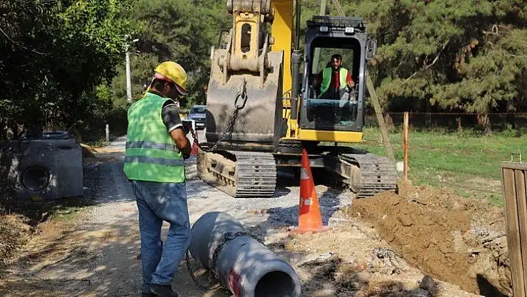 Ula'nın kanalizasyon çalışması tamamlandı