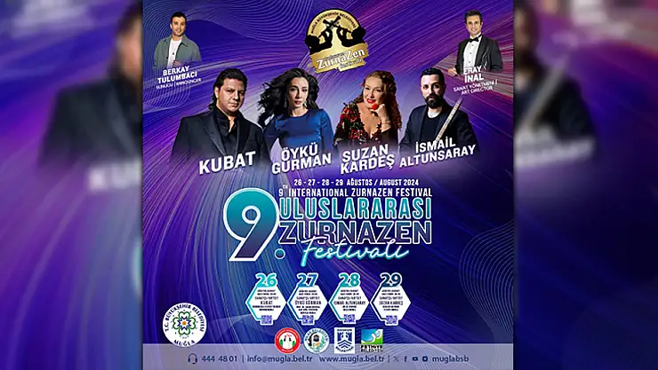 Uluslararası Zurnazen Festivali 26 Ağustos'ta Başlıyor