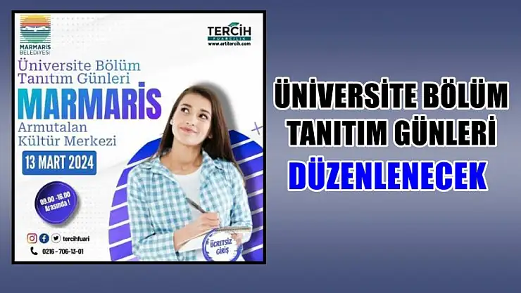 Üniversite Bölüm Tanıtım Günleri düzenlenecek