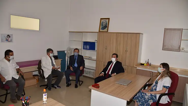 Vali Orhan Tavlı, Muğla Aile Hekimleri Derneğini Ziyaret Etti
