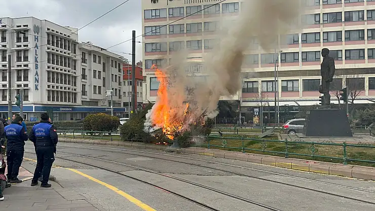 Yangın çıkartan çocuklar yakalandı