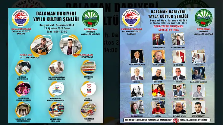 Yayla Kültür Şenliği İçin Tüm Hazırlıklar Tamam