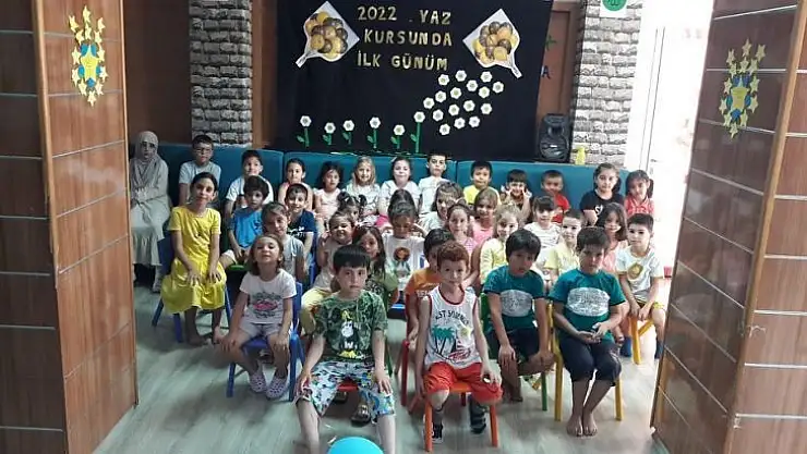 Yaz Kur'an kursları açıldı