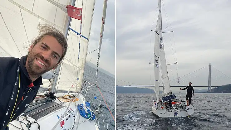 Yelkenliyle Türkiye turu rekor denemesi