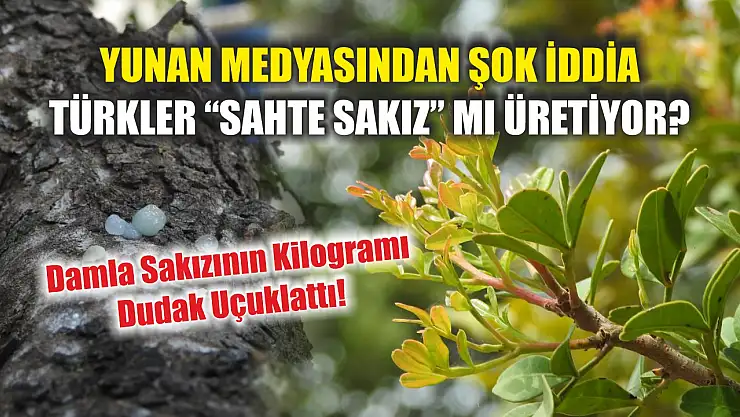 Yunan Medyasından Şok İddia: Türkler 'Sahte Sakız' mı Üretiyor?