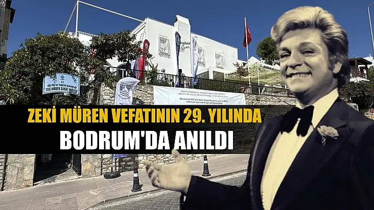 Zeki Müren vefatının 29. yılında Bodrum'da anıldı