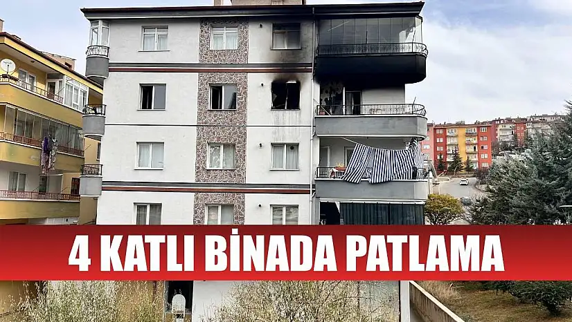 4 katlı binada patlama