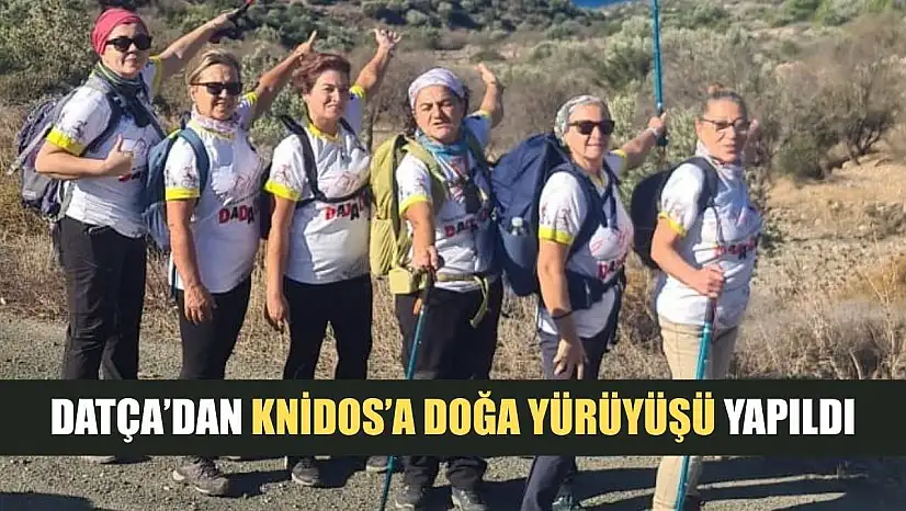 Datça'dan Knidos'a doğa yürüyüşü yapıldı