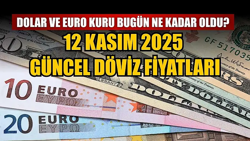 Dolar ve Euro kuru bugün ne kadar oldu?  12 Kasım 2025 güncel döviz fiyatları