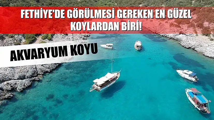 Fethiye'de görülmesi gereken en güzel koylardan biri! Akvaryum Koyu