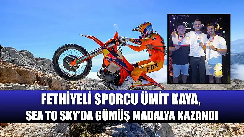 Fethiyeli sporcu Ümit Kaya, Sea To Sky'da gümüş madalya kazandı