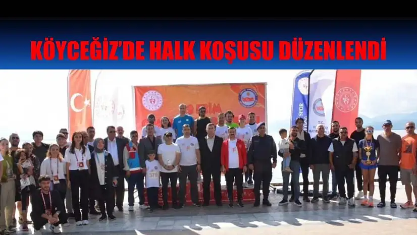 Köyceğiz'de halk koşusu düzenlendi