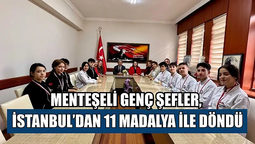 Menteşeli genç şefler, İstanbul'dan 11 madalya ile döndü
