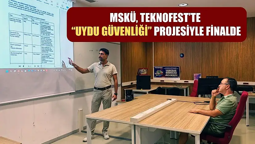 MSKÜ, Teknofest'te 'Uydu Güvenliği' projesiyle finalde