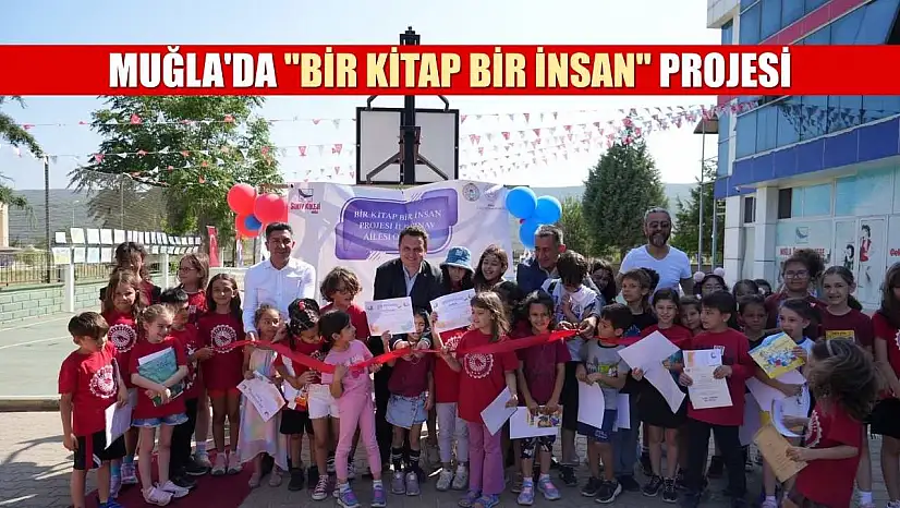 Muğla'da 'Bir Kitap Bir İnsan' projesi