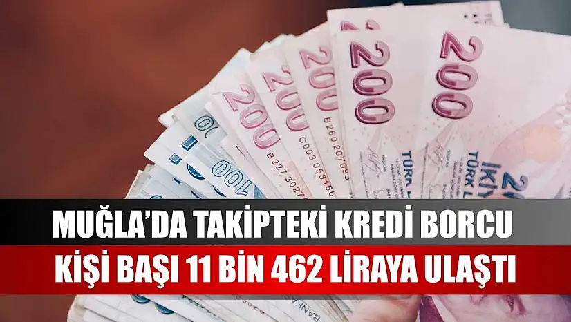 Muğla'da Takipteki Kredi Borcu Kişi Başı 11 Bin 462 Liraya Ulaştı