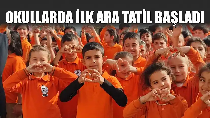 Okullarda ilk ara tatil başladı