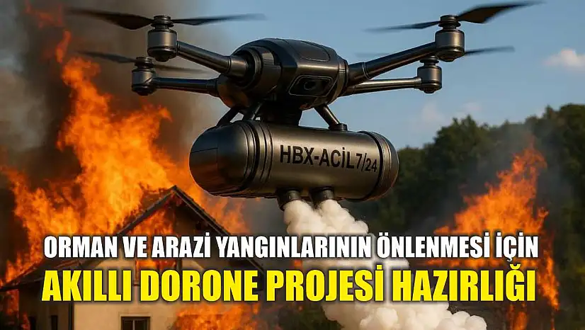 Orman ve arazi yangınlarının önlenmesi için Akıllı Dorone projesi hazırlığı