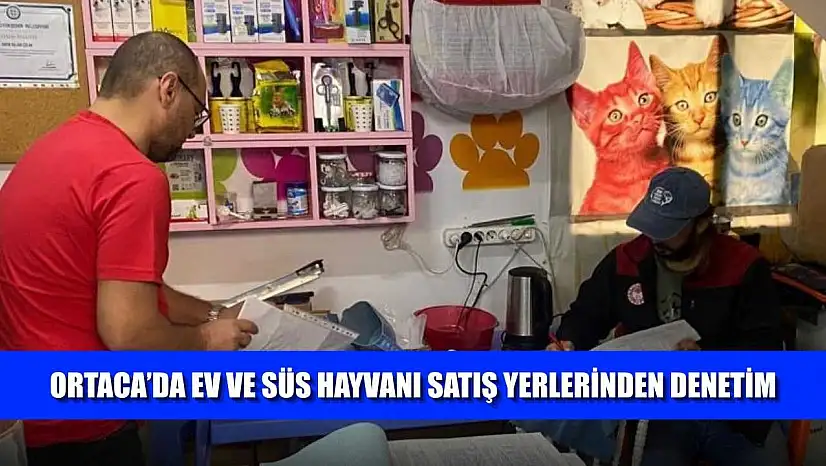 Ortaca'da ev ve süs hayvanı satış yerlerinden denetim