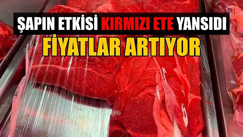 Şapın etkisi kırmızı ete yansıdı fiyatlar artıyor