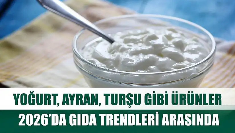 Yoğurt, ayran, turşu gibi ürünler 2026'da gıda trendleri arasında