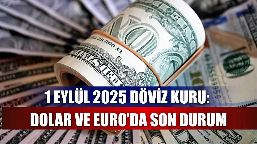 1 Eylül 2025 Döviz Kuru: Dolar ve Euro'da Son Durum