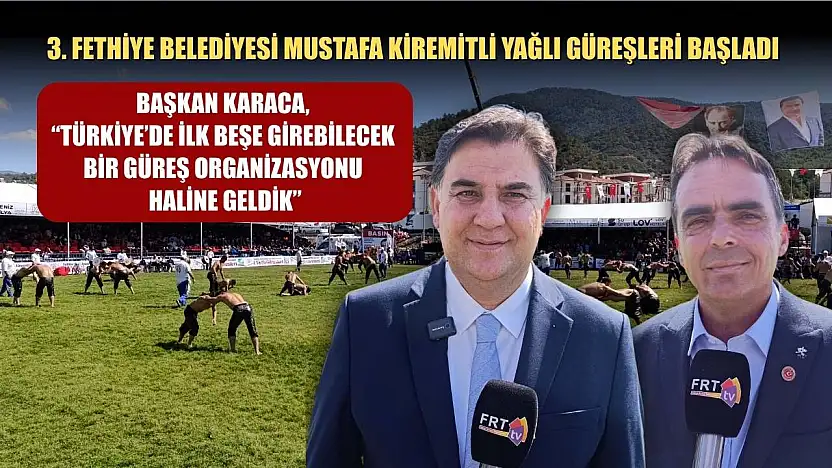 3. Fethiye Belediyesi Mustafa Kiremitli Yağlı Güreşleri başladı