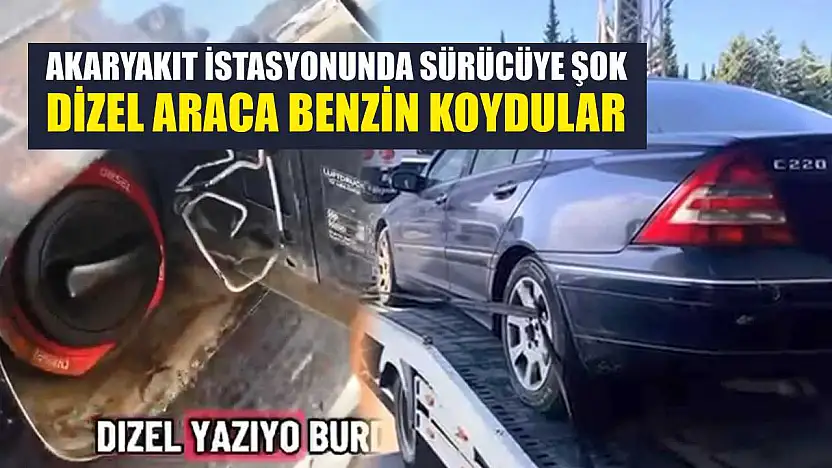 Akaryakıt istasyonunda sürücüye şok: Dizel araca benzin koydular